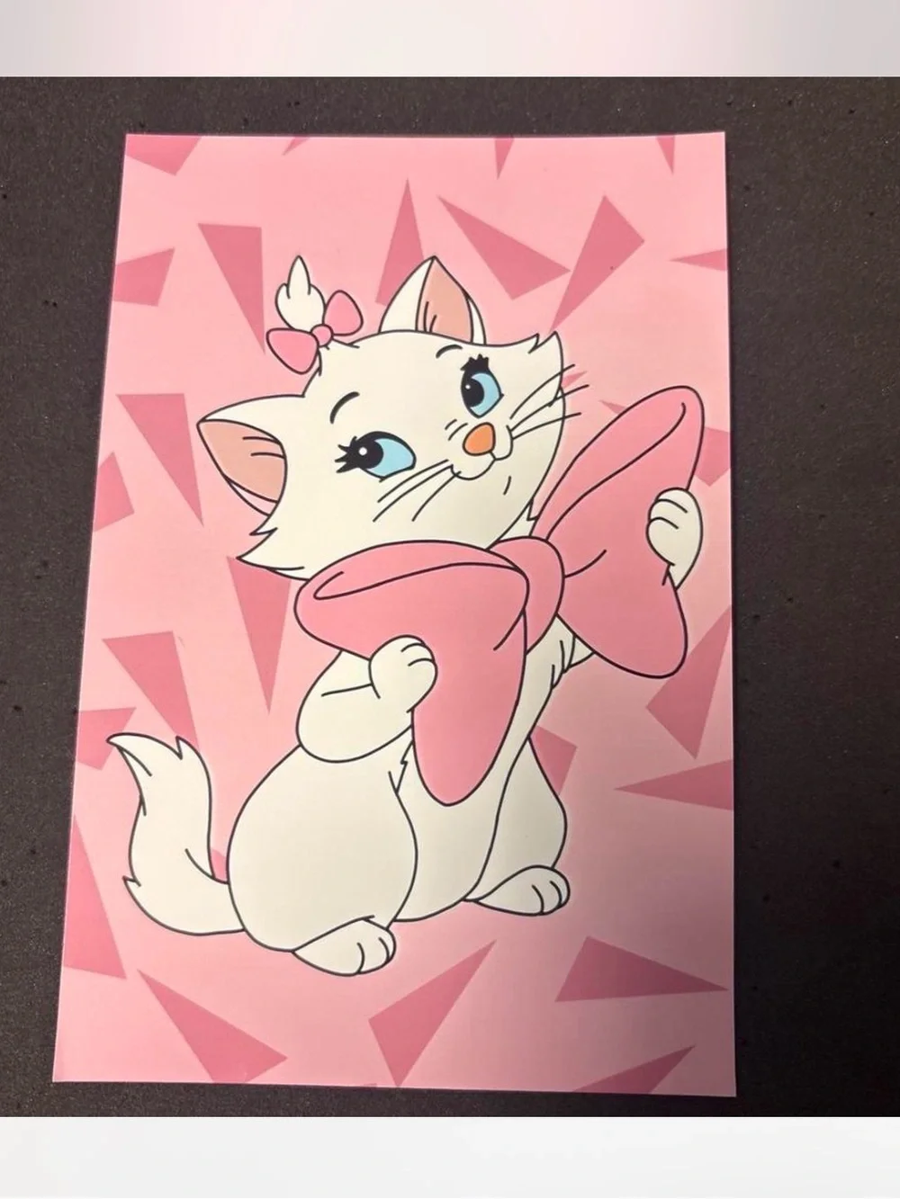 Marie the cat 4x6 Art Print